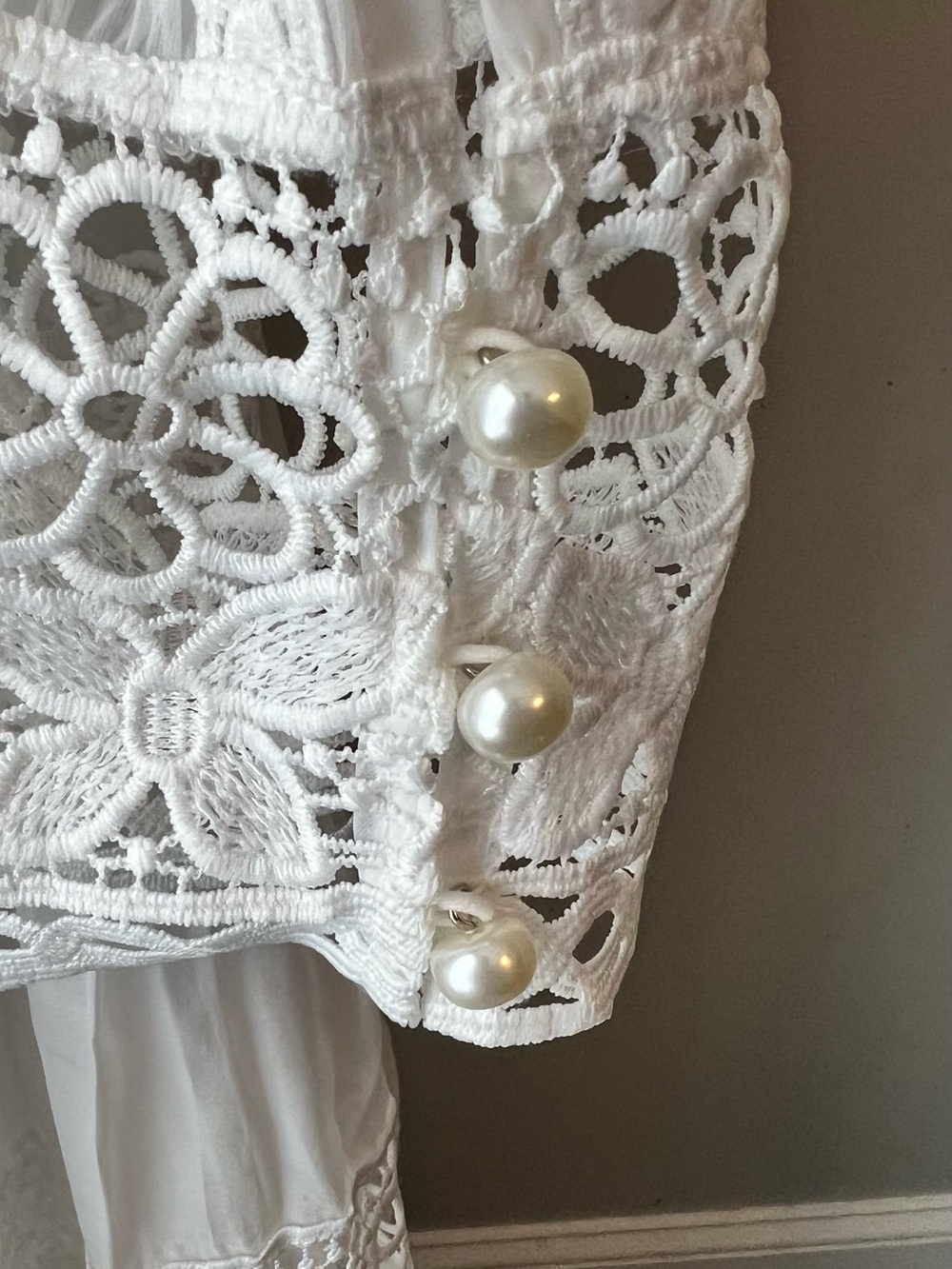 Commense semi sheer lace panel maxi dress without belt - Picture 8 of 10